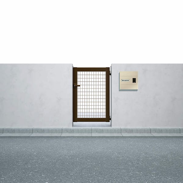 シンプレオ門扉　M1型　片開き　埋込仕様  ０８・１０ | YKKAP